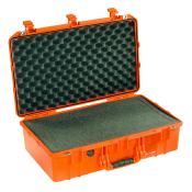 VALISE PELI AIR 1555 ORANGE AVEC MOUSSE PREDECOUPEE