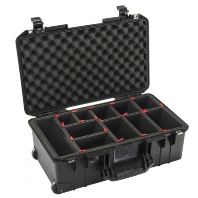 VALISE PELI AIR 1535 NOIRE AVEC KIT TREKPAK