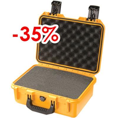 VALISE PELI STORM IM2100 JAUNE AVEC MOUSSE PREDECOUPEE