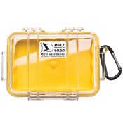 MICRO CASE PELI 1020 JAUNE - COUVERCLE TRANSPARENT