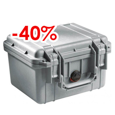 VALISE PELICASE 1300 GRISE VIDE