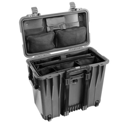 VALISE PELICASE 1440 NOIRE + KIT RANGEMENT BUREAU + POCHETTE