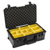 VALISE PELI AIR 1535 NOIRE + KIT CLOISONS + MOUSSE ALVEOLEE