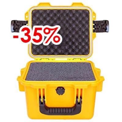 VALISE PELI STORM IM2075 JAUNE AVEC MOUSSE PREDECOUPEE