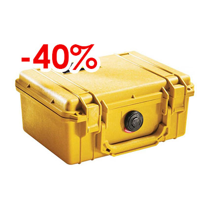 VALISE PELICASE 1150 JAUNE VIDE
