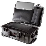 VALISE PELICASE 1510LOC NOIRE + RANGEMENT + POCHETTE ORDINATEUR