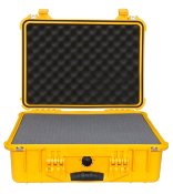 VALISE PELICASE 1520 JAUNE AVEC MOUSSE PREDECOUPEE