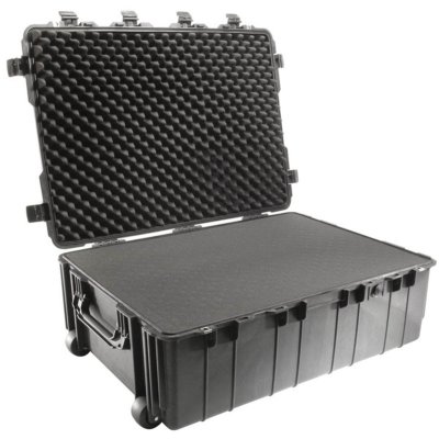 TRANSPORT CASE PELI 1730 NOIRE AVEC MOUSSE PREDECOUPEE