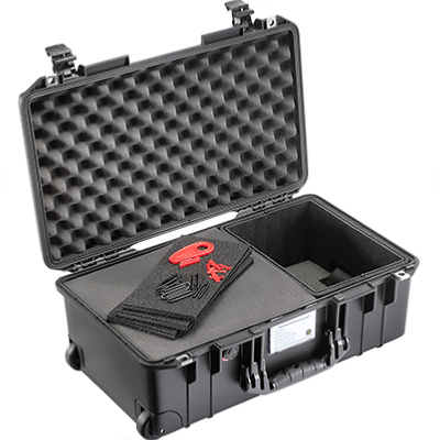 VALISE PELICASE 1510 NOIRE AVEC MOUSSE PREDECOUPEE + TREKPACK