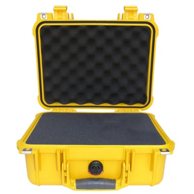 VALISE PELICASE 1400 JAUNE AVEC MOUSSE PREDECOUPEE