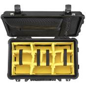 VALISE PELICASE 1510SC NOIRE + KIT CLOISON +POCHETTE ORDINATEUR