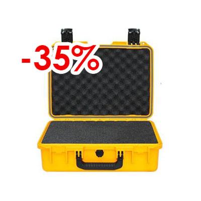 VALISE PELI STORM IM2300 JAUNE AVEC MOUSSE PREDECOUPEE