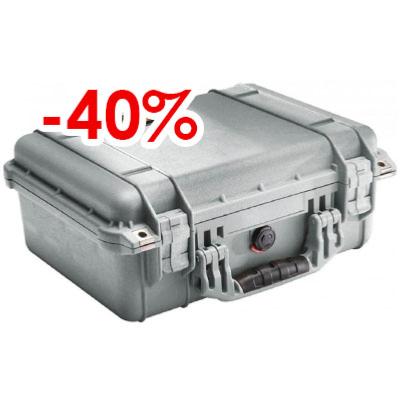 VALISE PELICASE 1450 GRISE VIDE