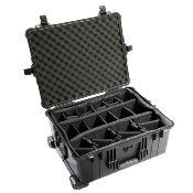 VALISE PELICASE 1610 NOIRE + KIT CLOISONS + MOUSSE ALVEOLEE