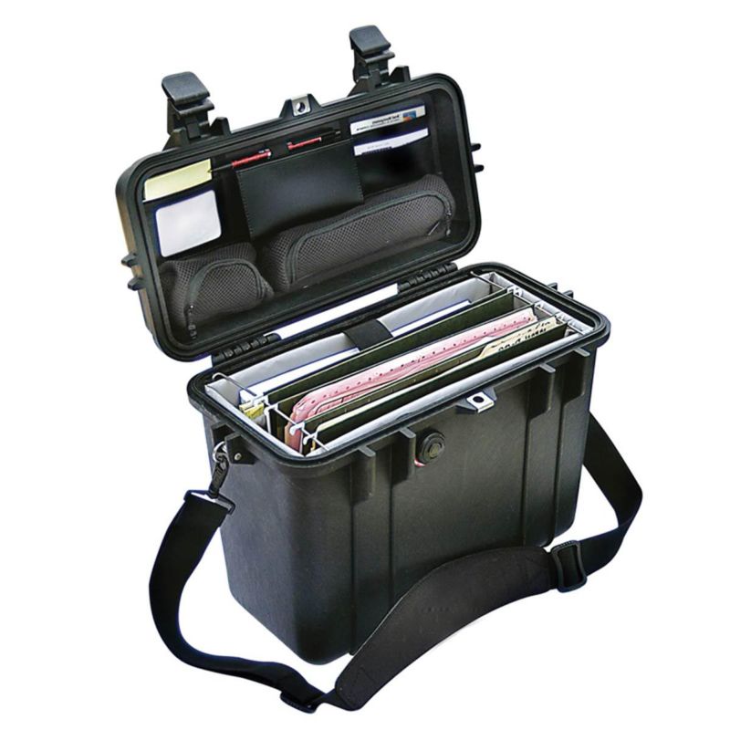 VALISE PELICASE 1430 NOIRE + KIT RANGEMENT BUREAU + POCHETTE