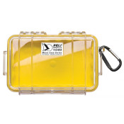 MICRO CASE PELI 1040 JAUNE - COUVERCLE TRANSPARENT