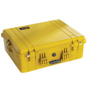 VALISE PELICASE 1600 JAUNE AVEC MOUSSE PREDECOUPEE