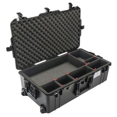 VALISE PELI AIR 1615 NOIRE AVEC KIT TREKPAK