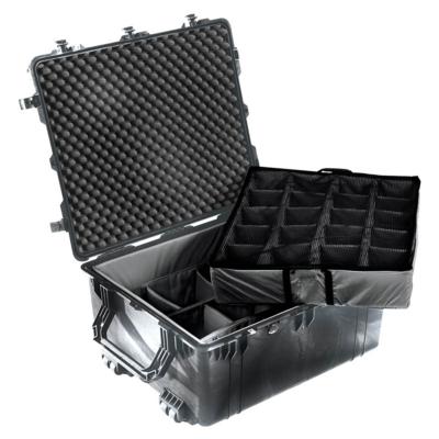 VALISE PELICASE 1690 NOIRE + KIT CLOISONS + MOUSSE ALVEOLEE