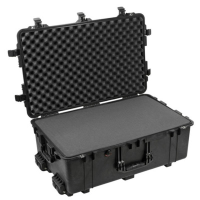 VALISE PELICASE 1650 NOIRE AVEC MOUSSE PREDECOUPEE