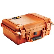 VALISE PELICASE 1450 ORANGE AVEC MOUSSE PREDECOUPEE