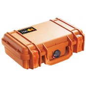 VALISE PELICASE 1170 ORANGE AVEC MOUSSE PREDECOUPEE