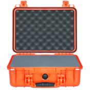 VALISE PELICASE 1450 ORANGE AVEC MOUSSE PREDECOUPEE